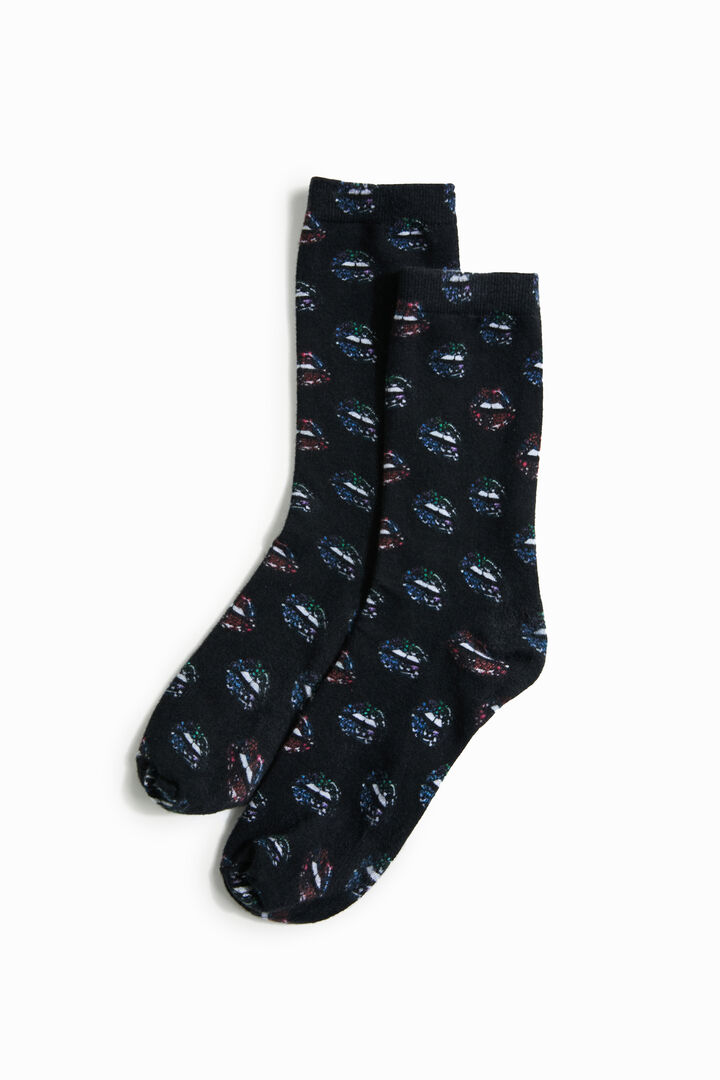 Socken mit Lippen-Muster | Desigual