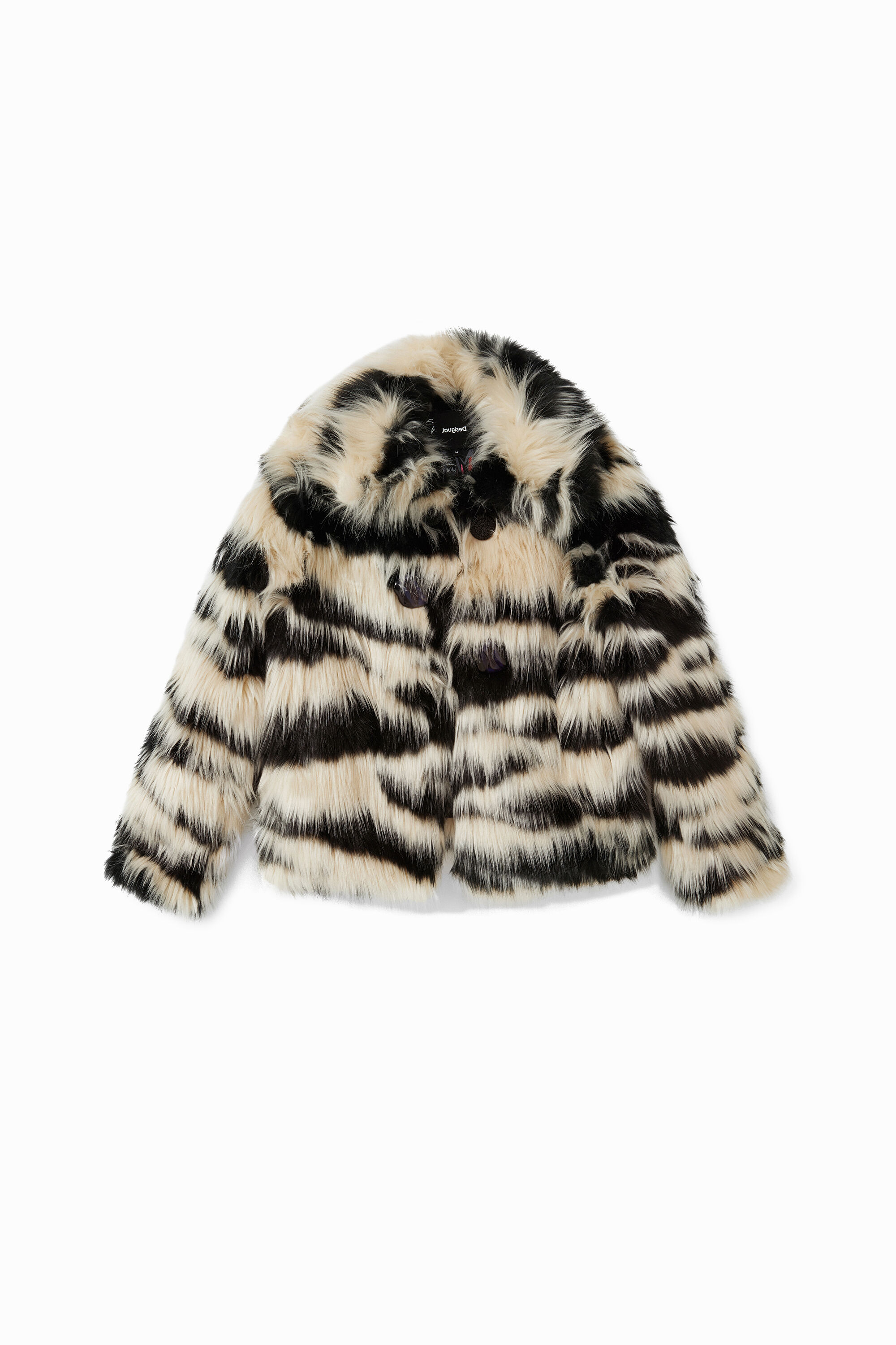 Chaqueta peluche desigual outlet