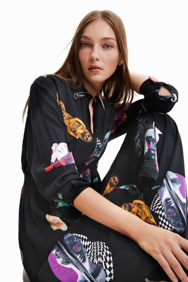 Midi shirt dress | Desigual