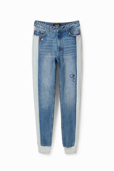 Embroidered jogger jeans | Desigual