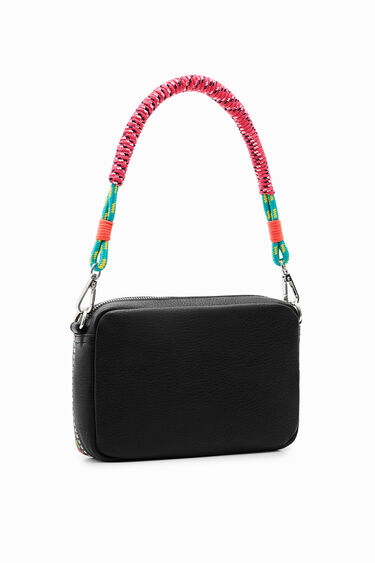 Small embroidered crossbody bag | Desigual