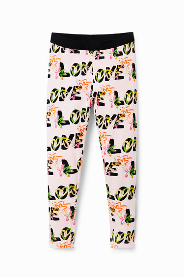 Love flower leggings | Desigual