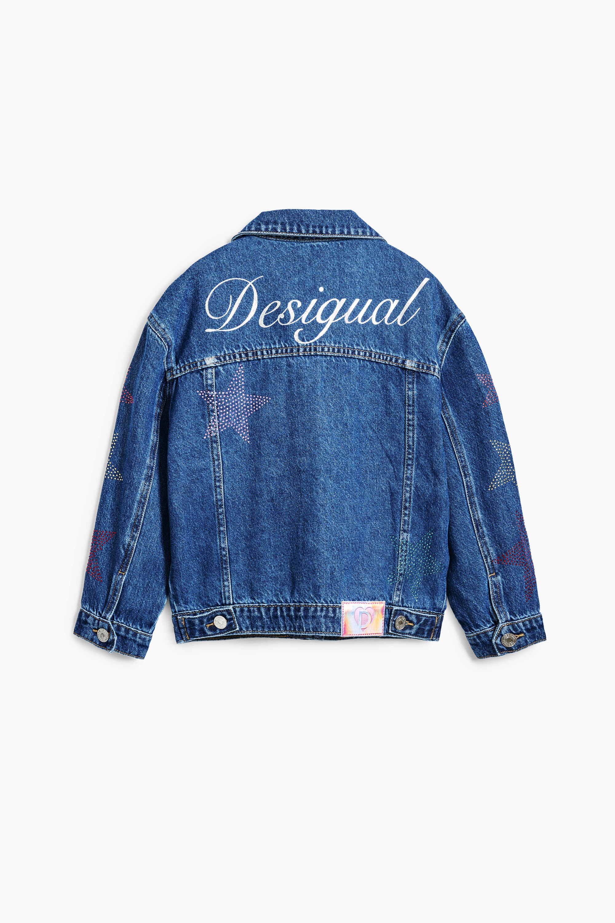 クールな価格でホットなピック jacket Denim with Desigual.com I girl's strass ジャケット・アウター