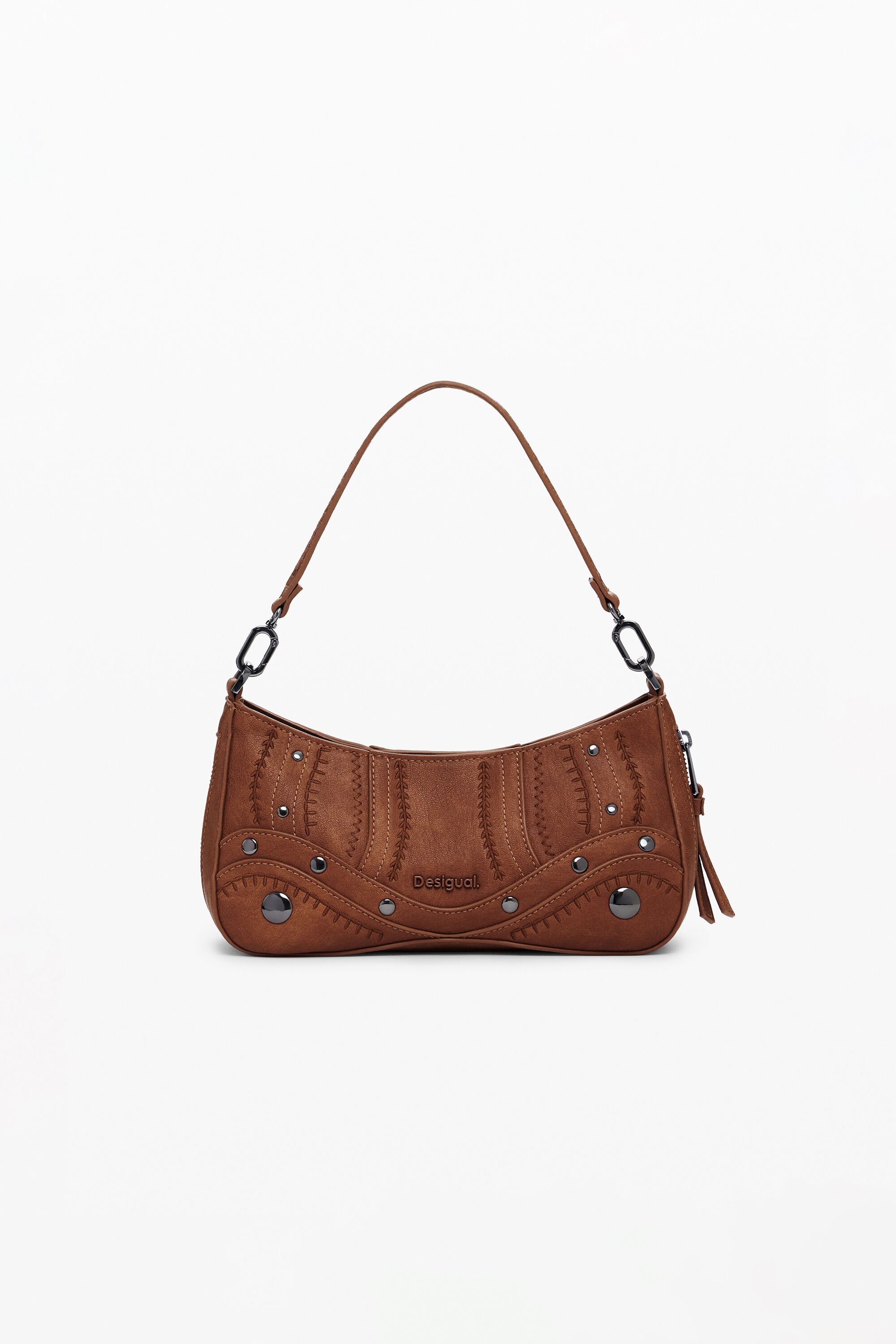 Petit sac effet cuir brodé - Desigual - Modalova