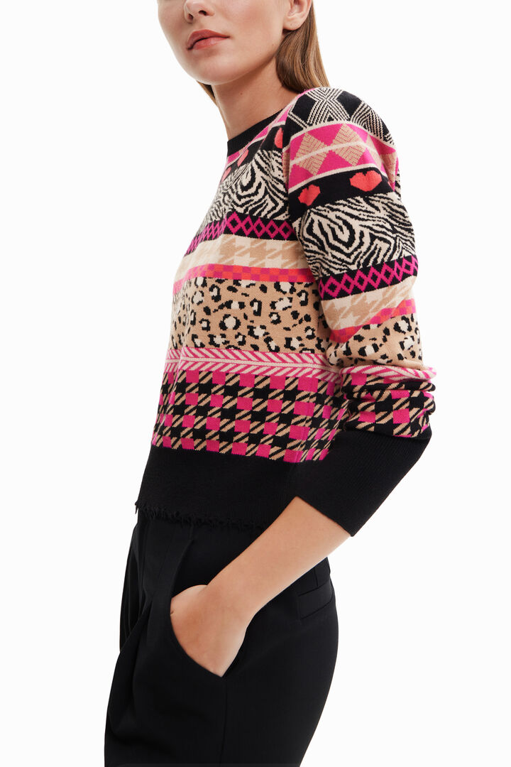 Jersey slim cenefas | Desigual