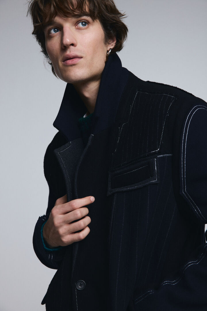 Casaco comprido listrado | Desigual