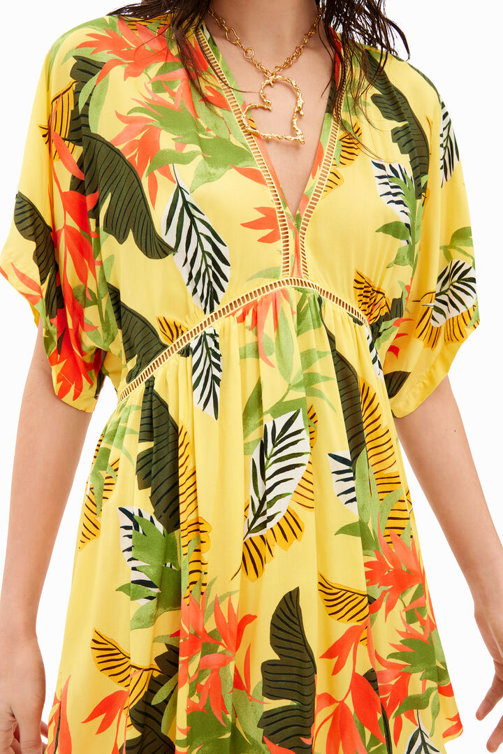 Vestido túnica tropical | Desigual