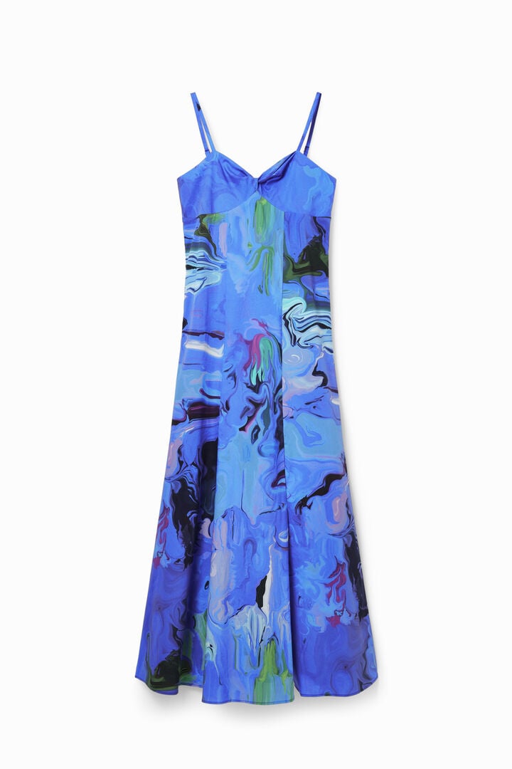 M. Christian Lacroix marbled midi dress | Desigual