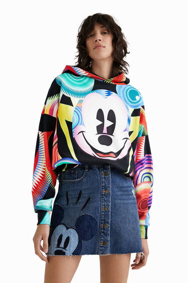 Minifaldilla patch de Mickey Mouse | Desigual