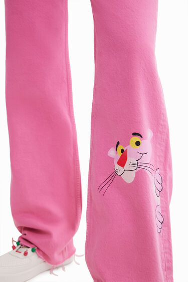 Spijkerbroek met wijde pijpen Pink Panther | Desigual