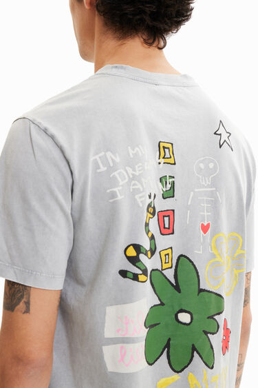 Camiseta bordado corazón | Desigual