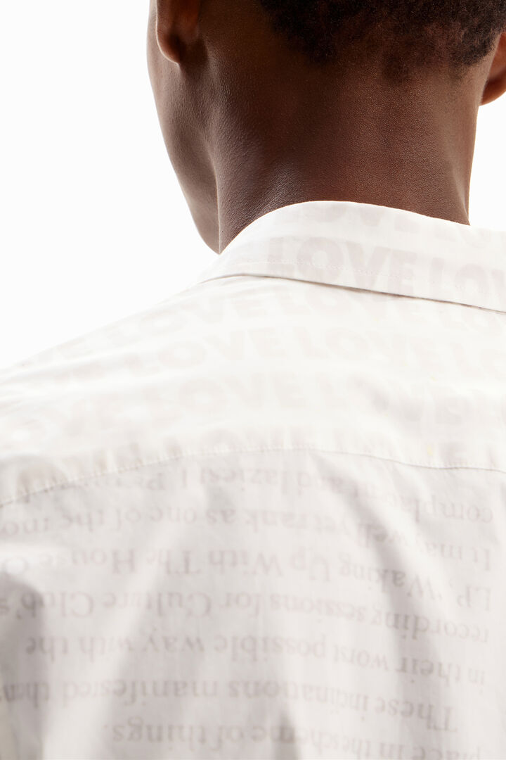 Poplin newspaper shirt | Desigual