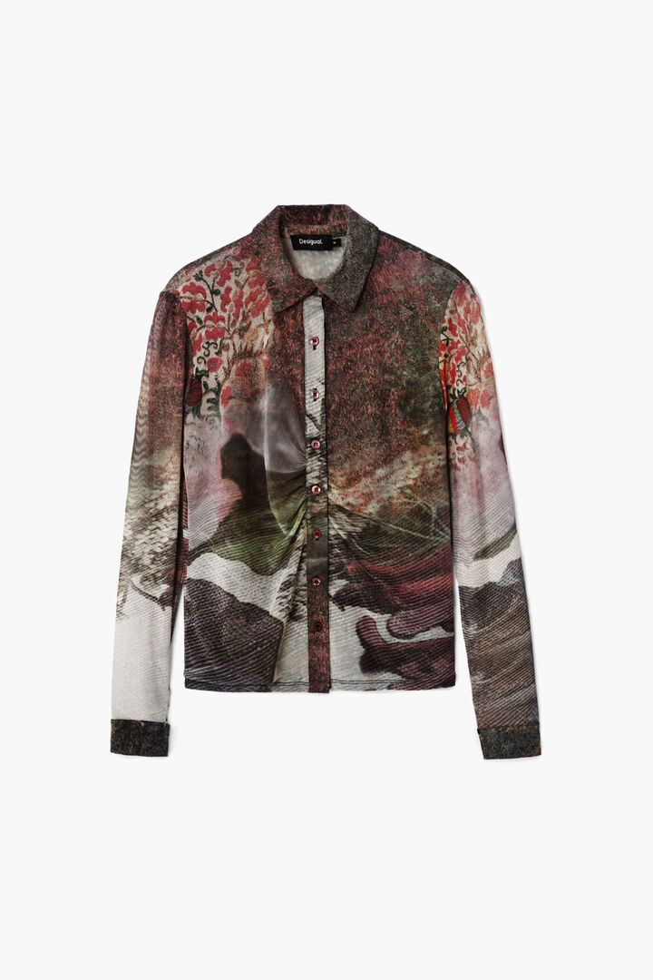 Camiseta manga larga bosque otoñal | Desigual