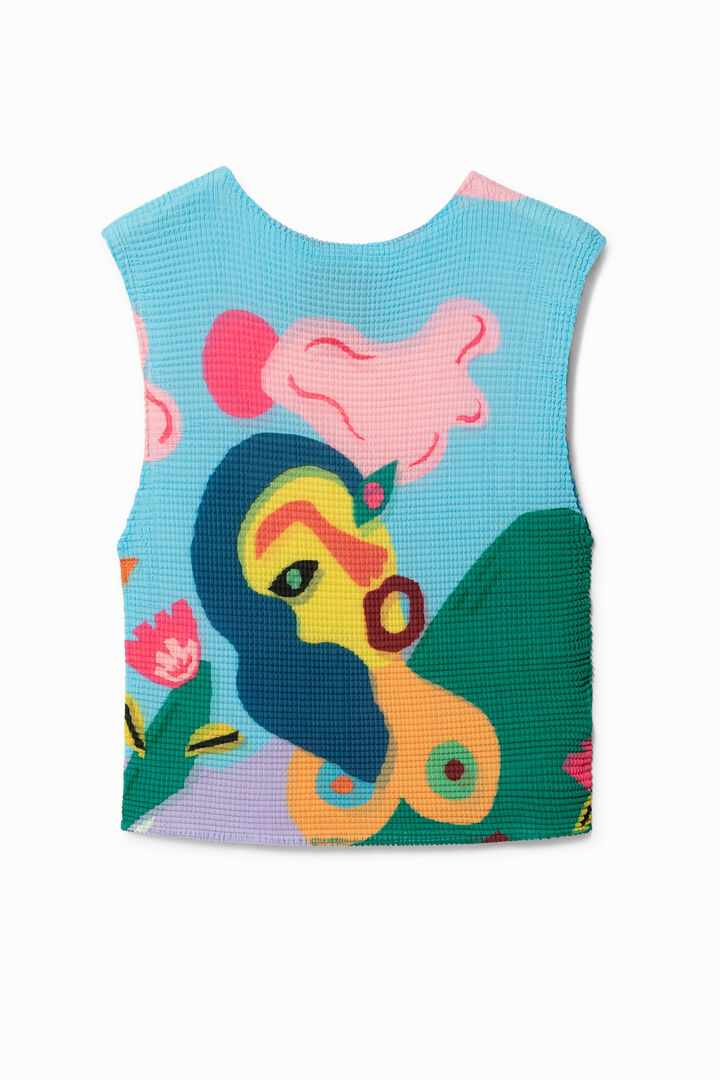 Recycled blouse with straps | Desigual