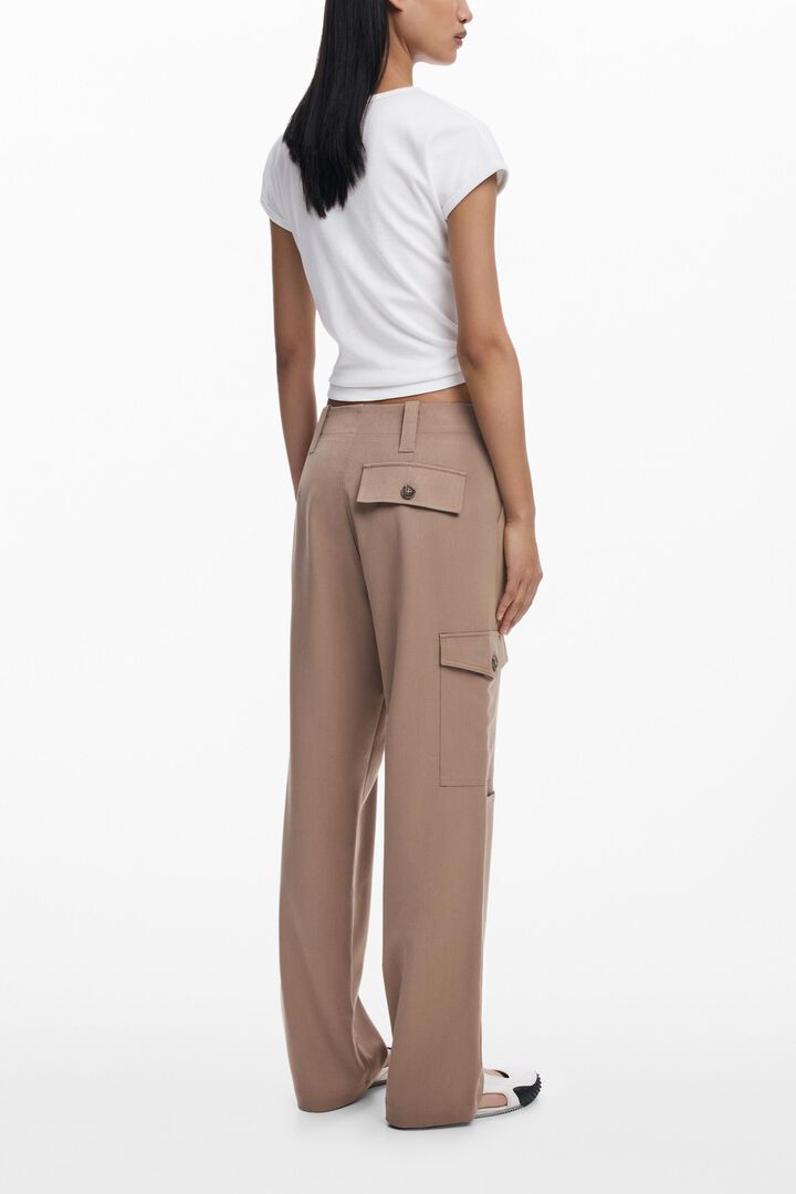 Utility straight pants