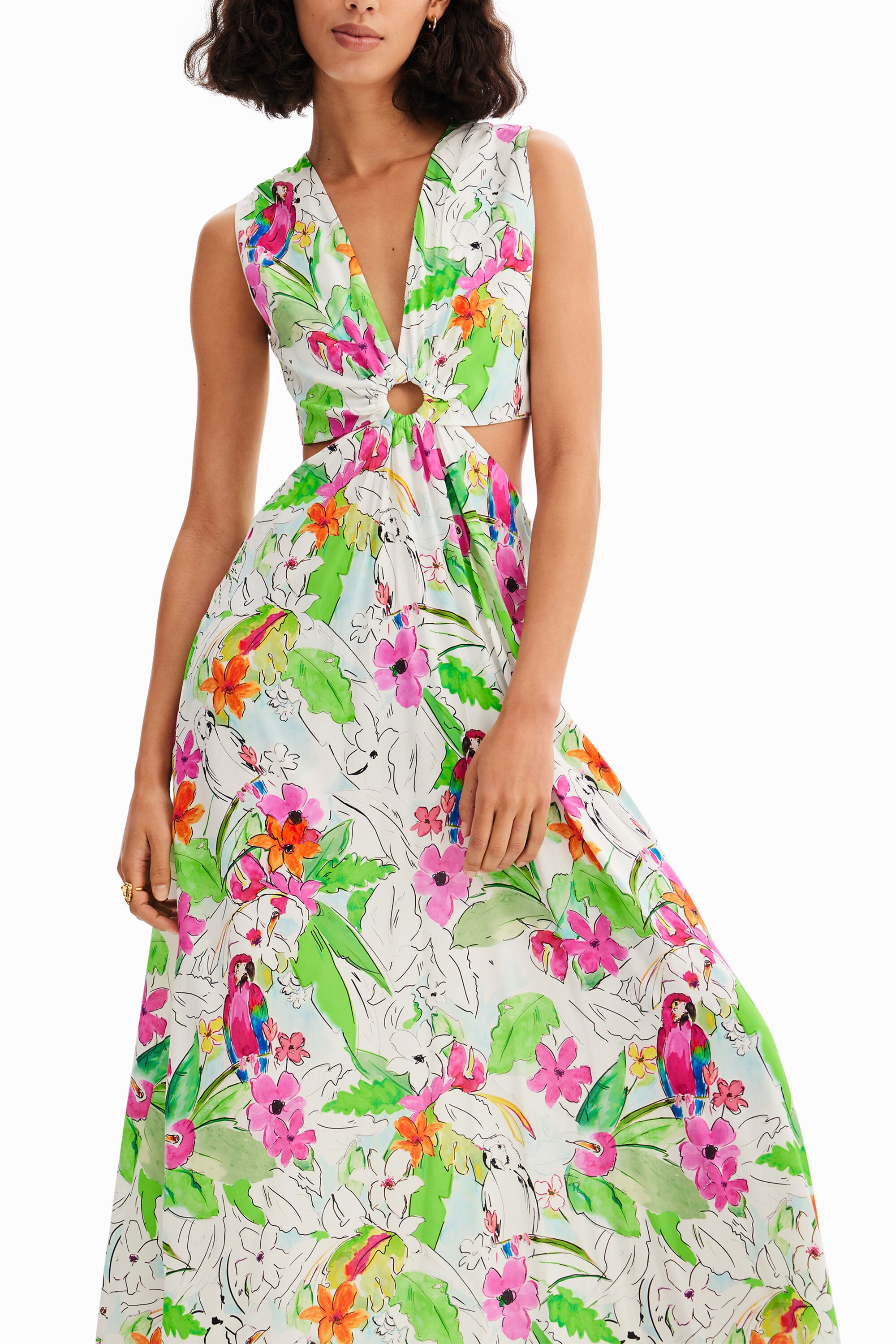 Desigual robe best sale longue