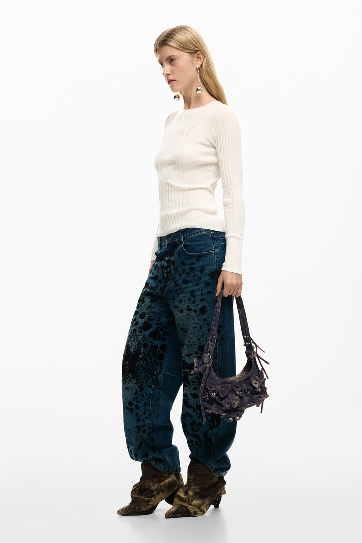 Medium cotton bag with bows | Desigual