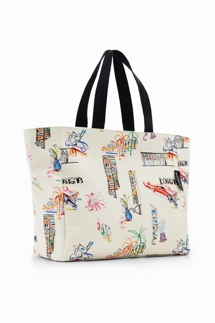 Grand sac shopper illustrations