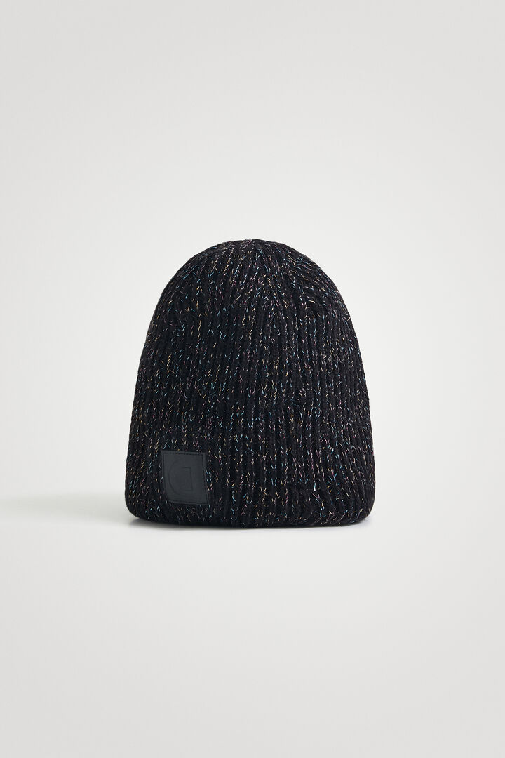 Gorro casquete de punto lúrex | Desigual