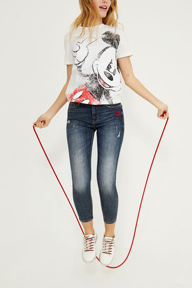 100 コットン ミッキーマウスtシャツ Desigual Com 100 コットン ミッキーマウスtシャツ Desigual Com