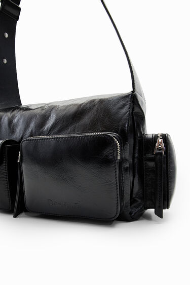 Bolso mediano piel bolsillos | Desigual