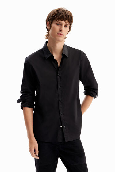 Basic shirt with contrasting details | Desigual