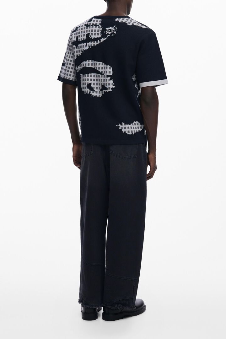 Printed Jacquard T-shirt