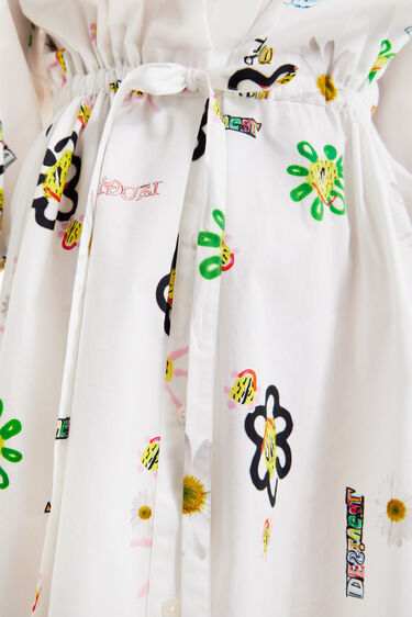 Vestit curt camiser il·lustracions | Desigual