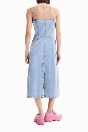 Vestit texà slim midi Maitrepierre | Desigual