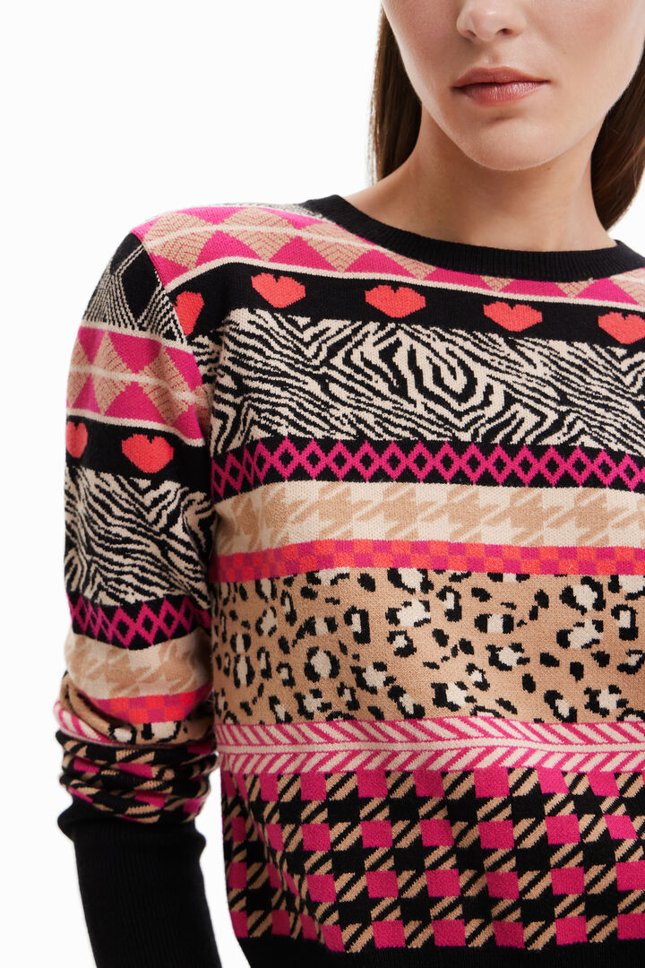 Jersey slim cenefas | Desigual