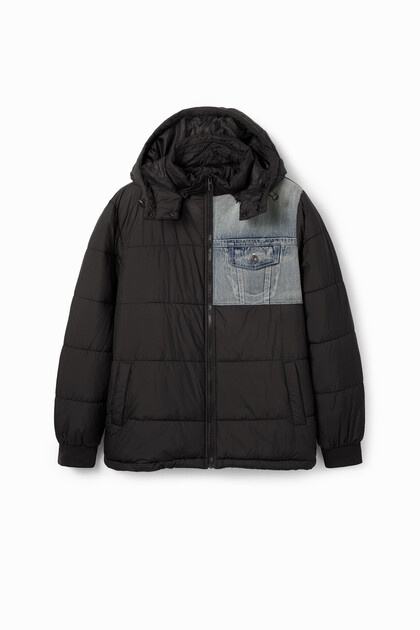 Chaqueta padded denim