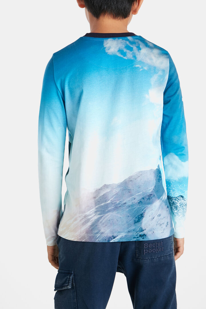 Cotton T-shirt photographic print | Desigual