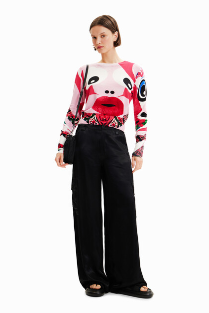 M. Christian Lacroix face pullover