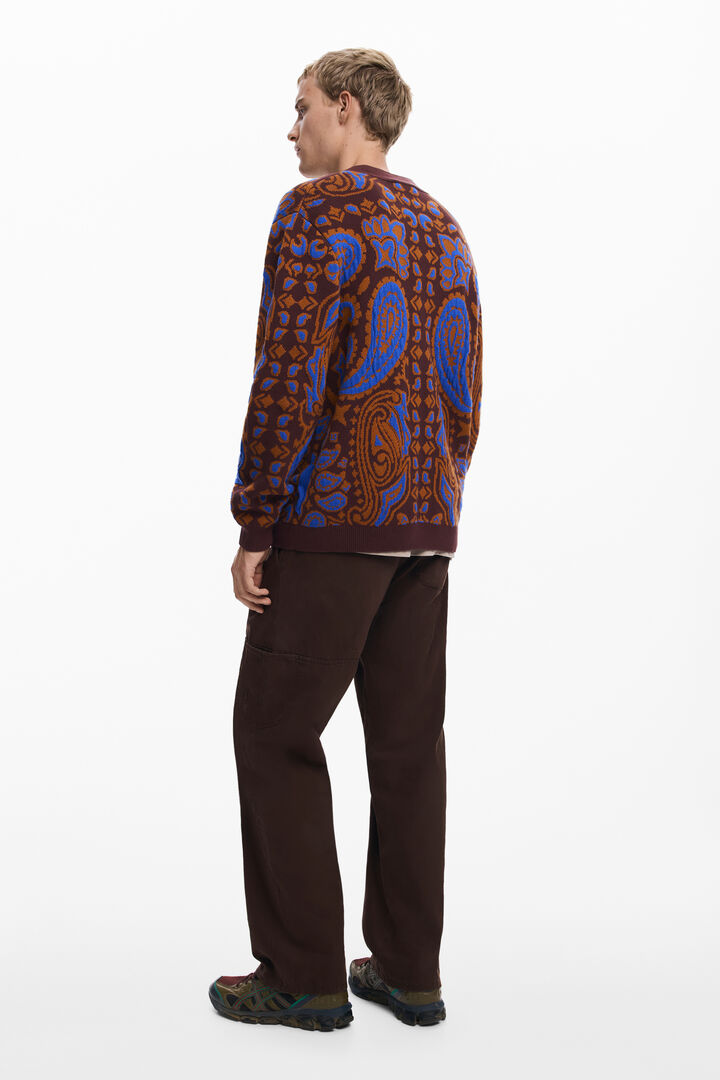 Jersey cardigan paisley | Desigual