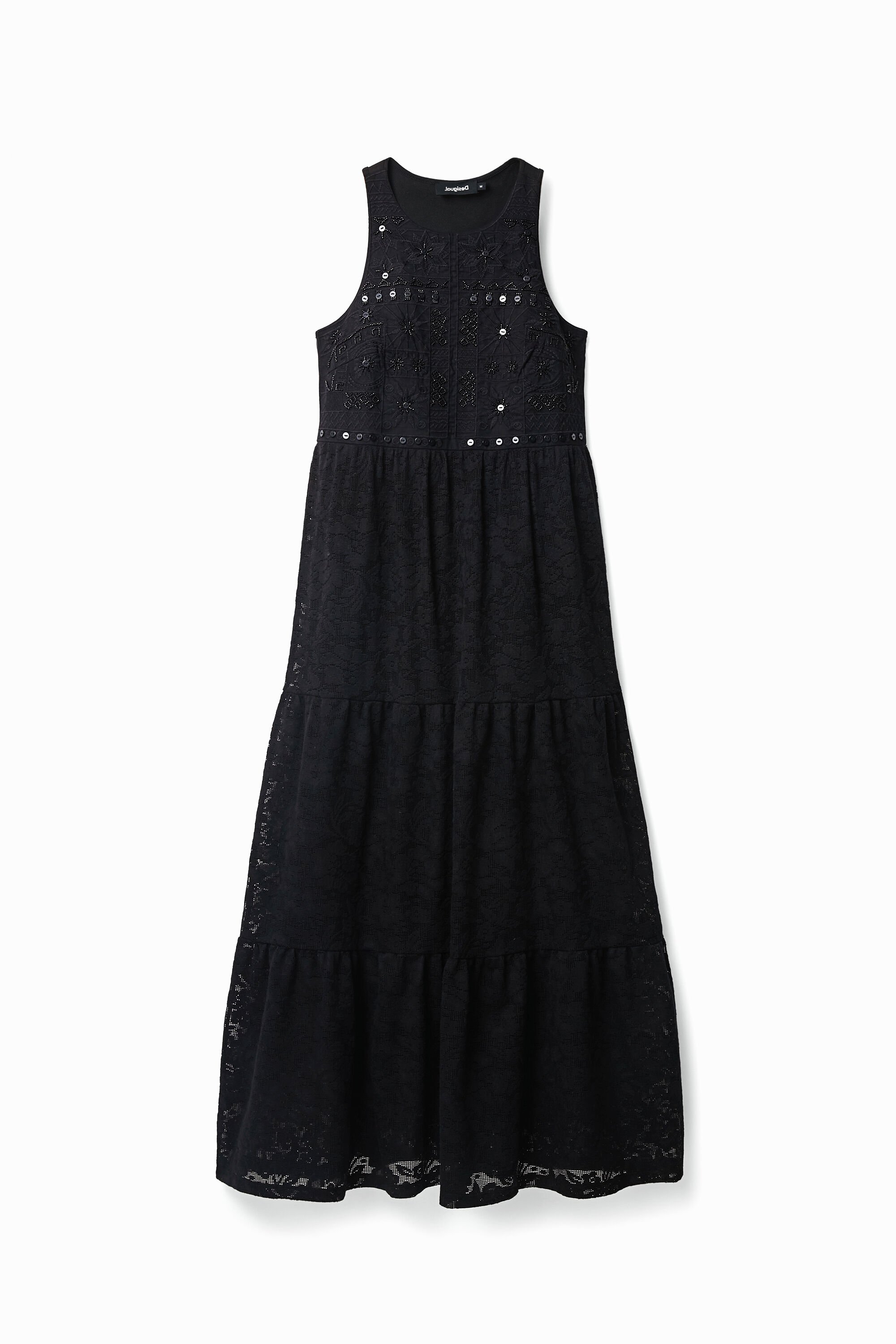 Desigual black lace dress hotsell