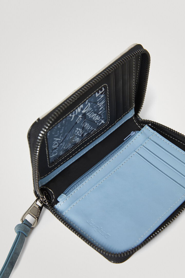 Leather effect patch coin purse | Desigual