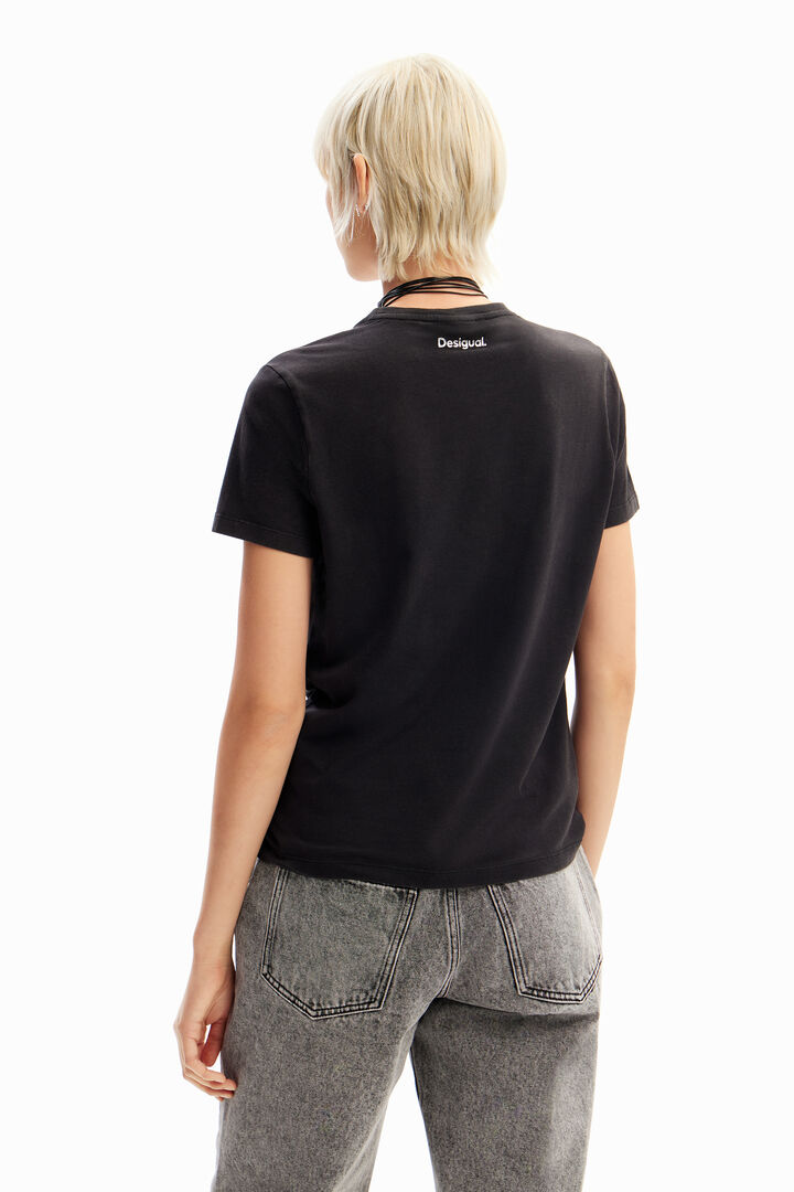 Rhinestone Love T-shirt | Desigual