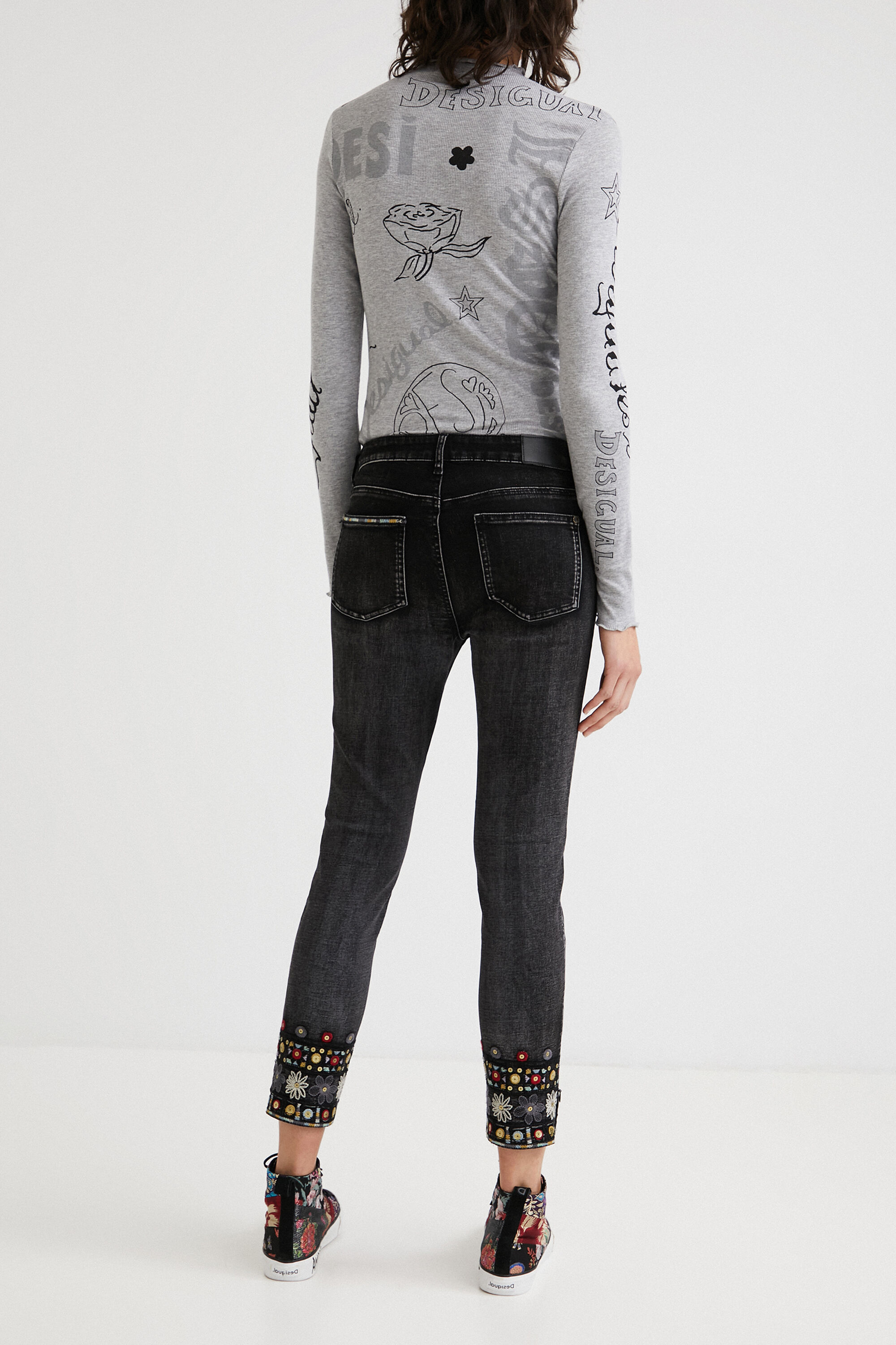 Skinny ankle grazer jeans Desigual