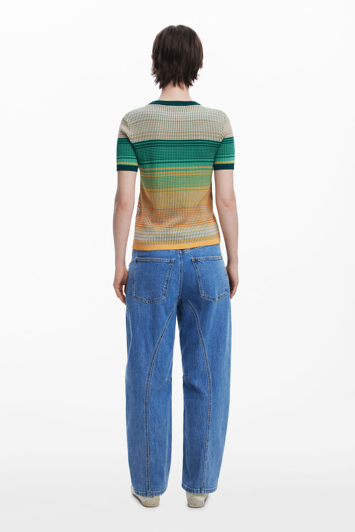 Landschafts-Strickshirt | Desigual