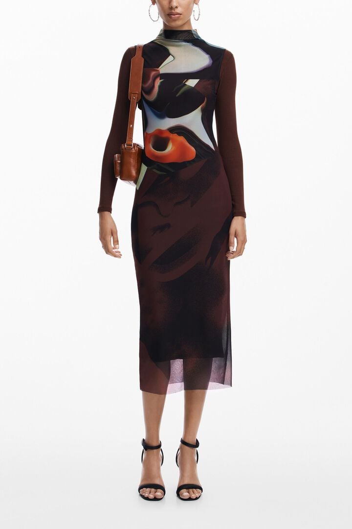 Multi-position midi dress | Desigual