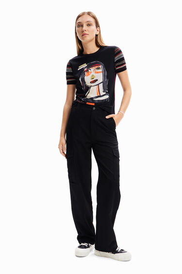 Arty face T-shirt | Desigual