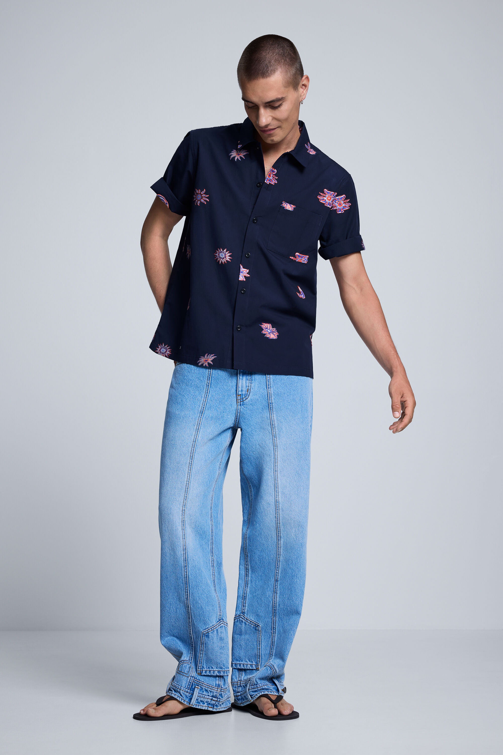 Desigual, Pantalón Vaquero Largo, Hombre, Algodon, Azul, 28