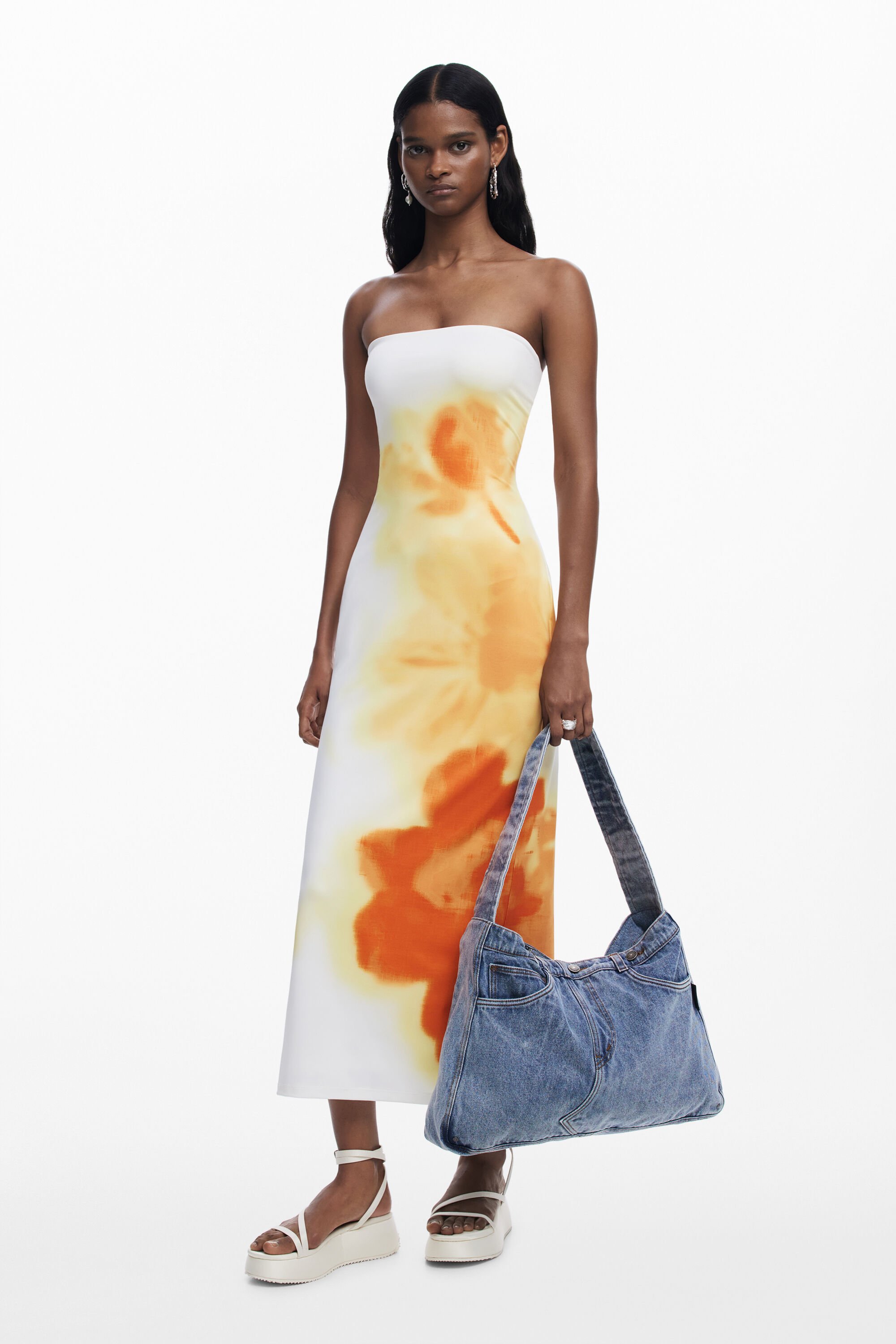 大きなデニムバッグ 女性用 I Desigual.com