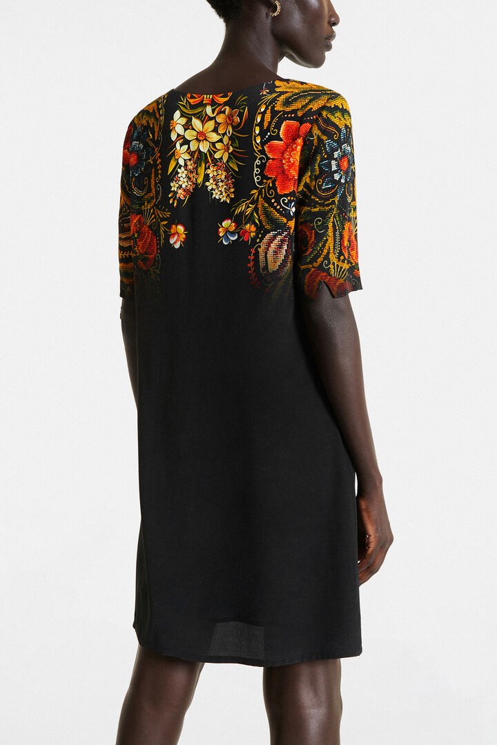Vestido recto floral | Desigual
