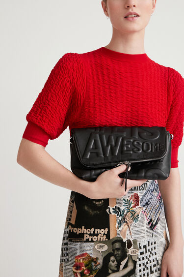 "Life is Awesome" sling bag | Desigual