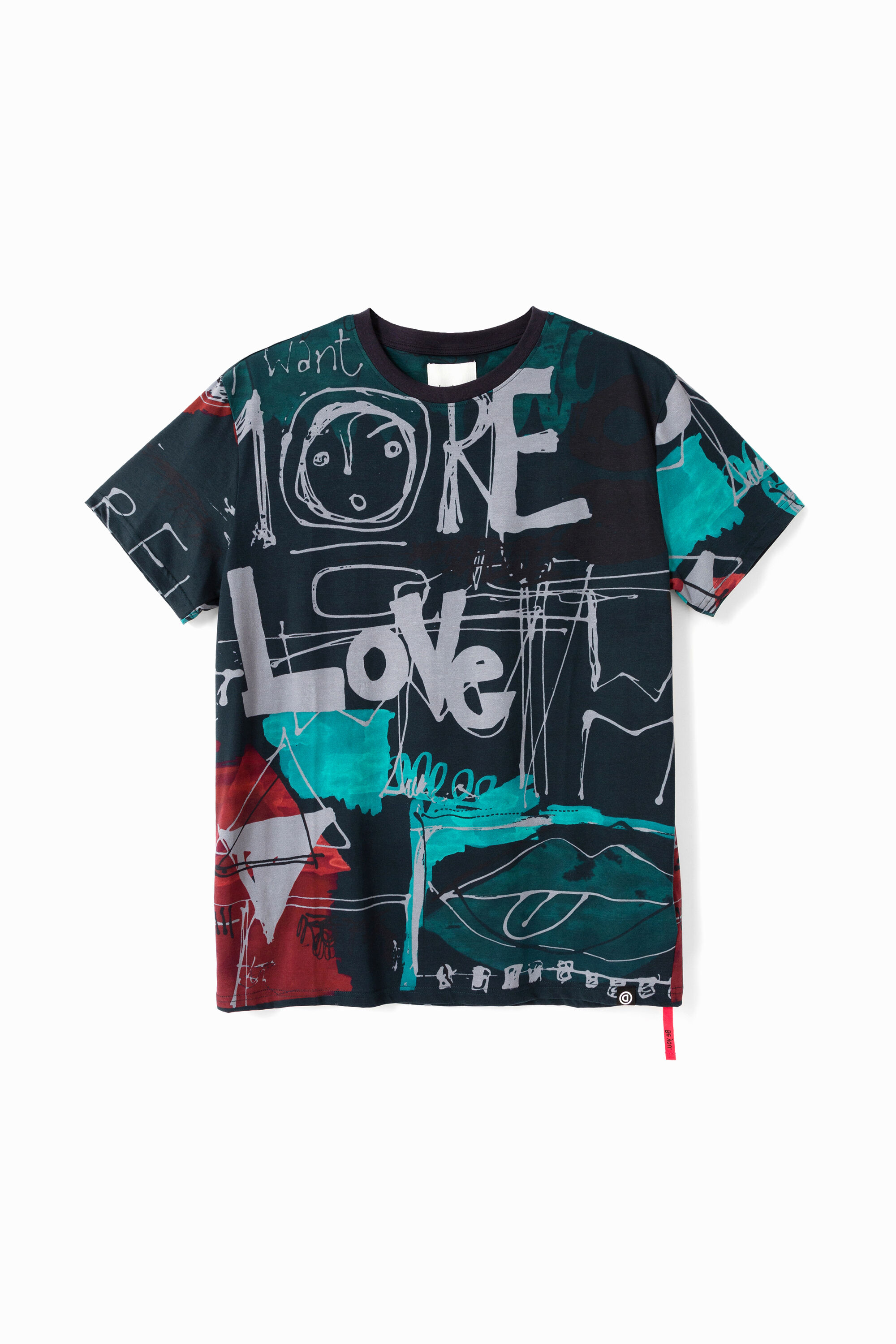 100% cotton arty T-shirt