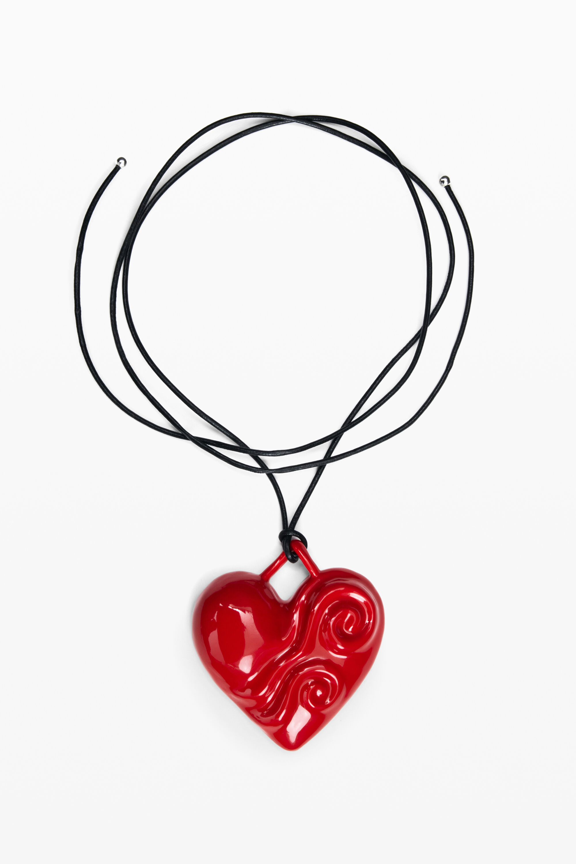 赤いハートのZalioネックレス 赤 レディースアクセサリーの I Desigual.com