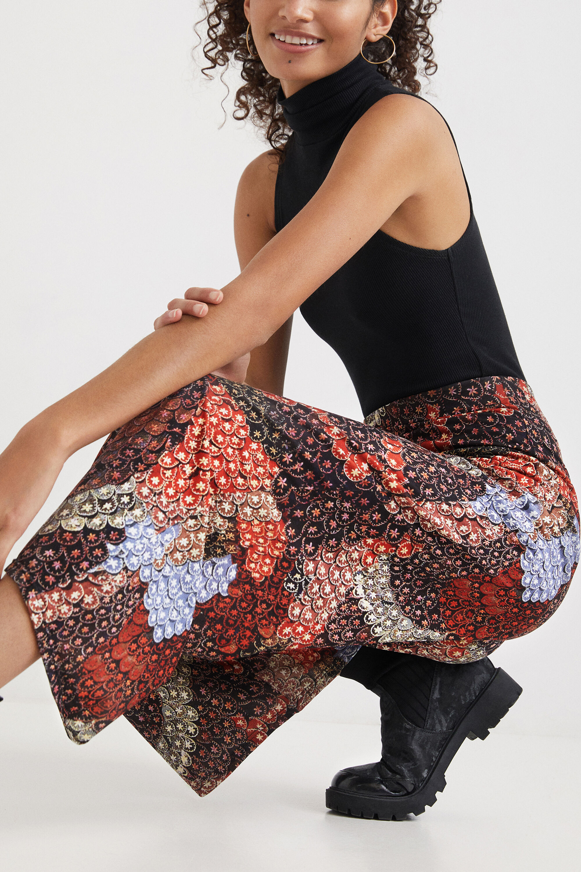 Desigual outlet pantaloni larghi