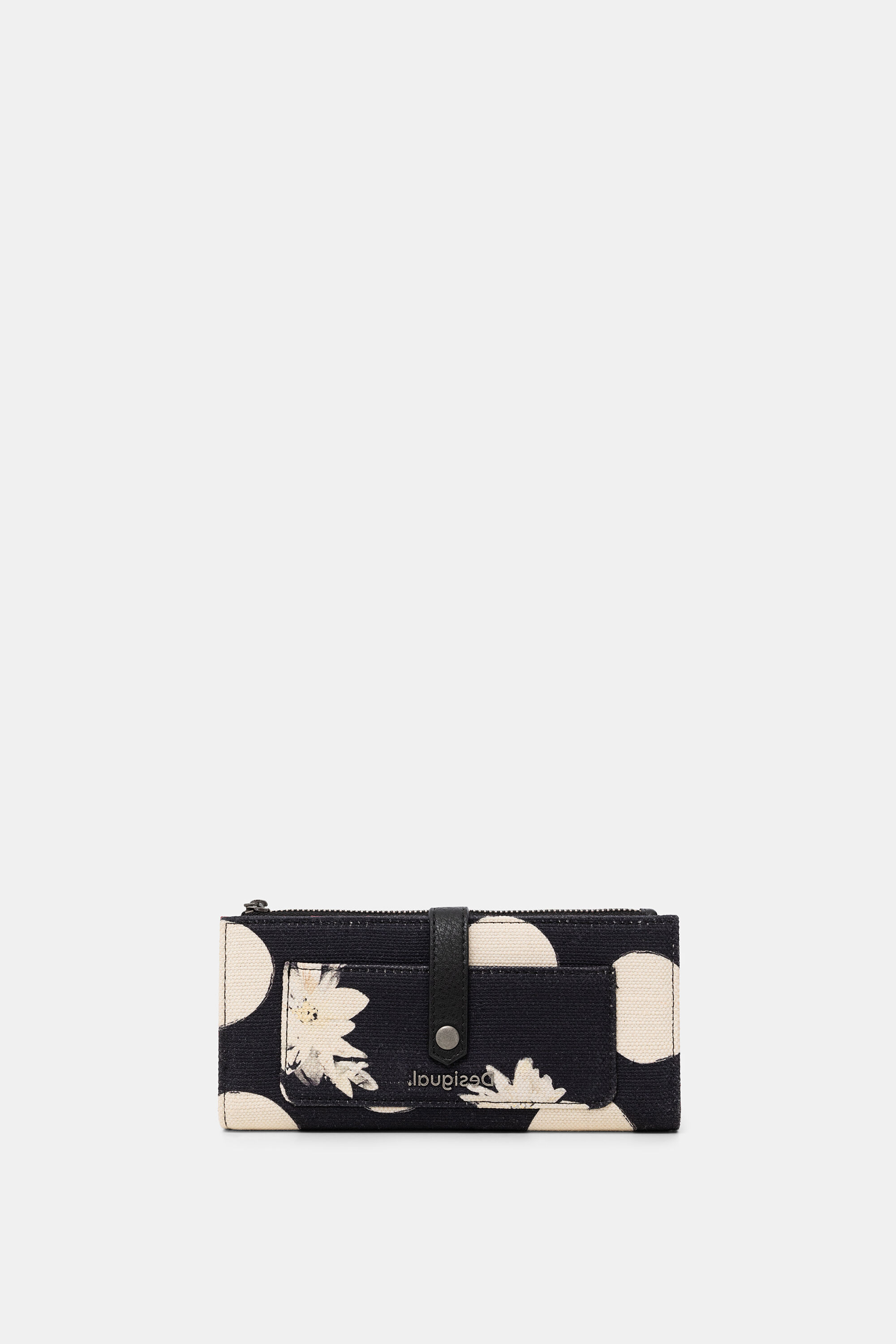Billetero rectangular lino Desigual