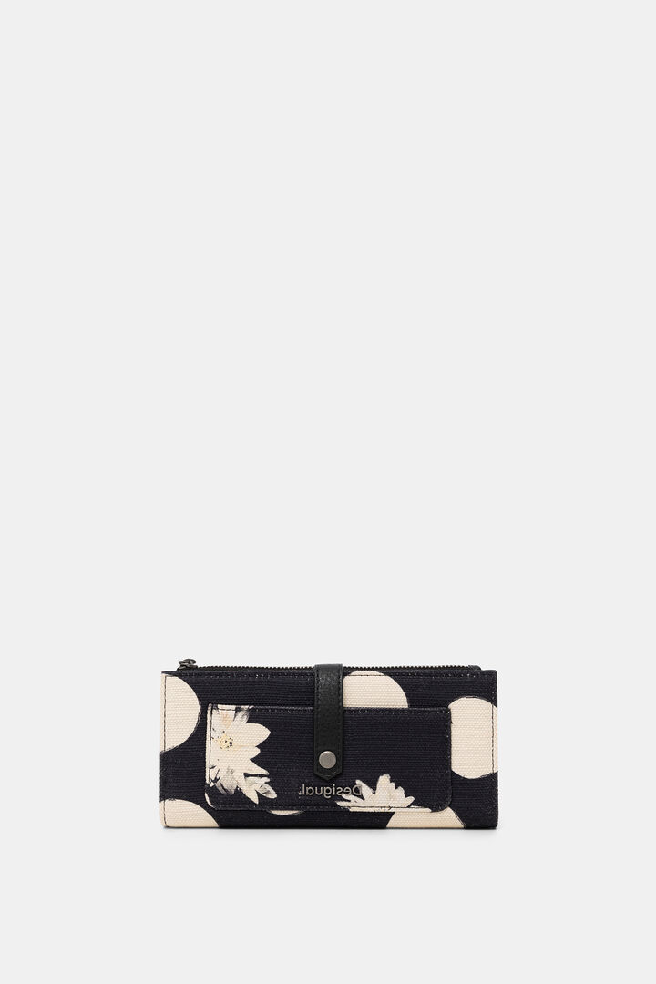 Linen rectangular wallet | Desigual